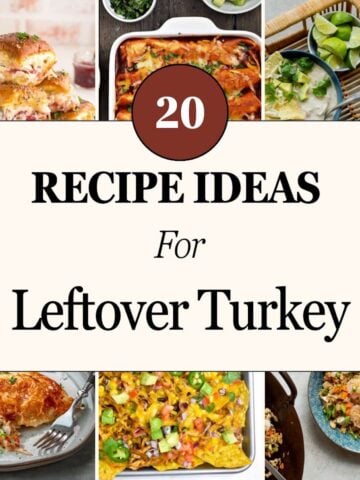 20 recipe ideas for leftover turkey