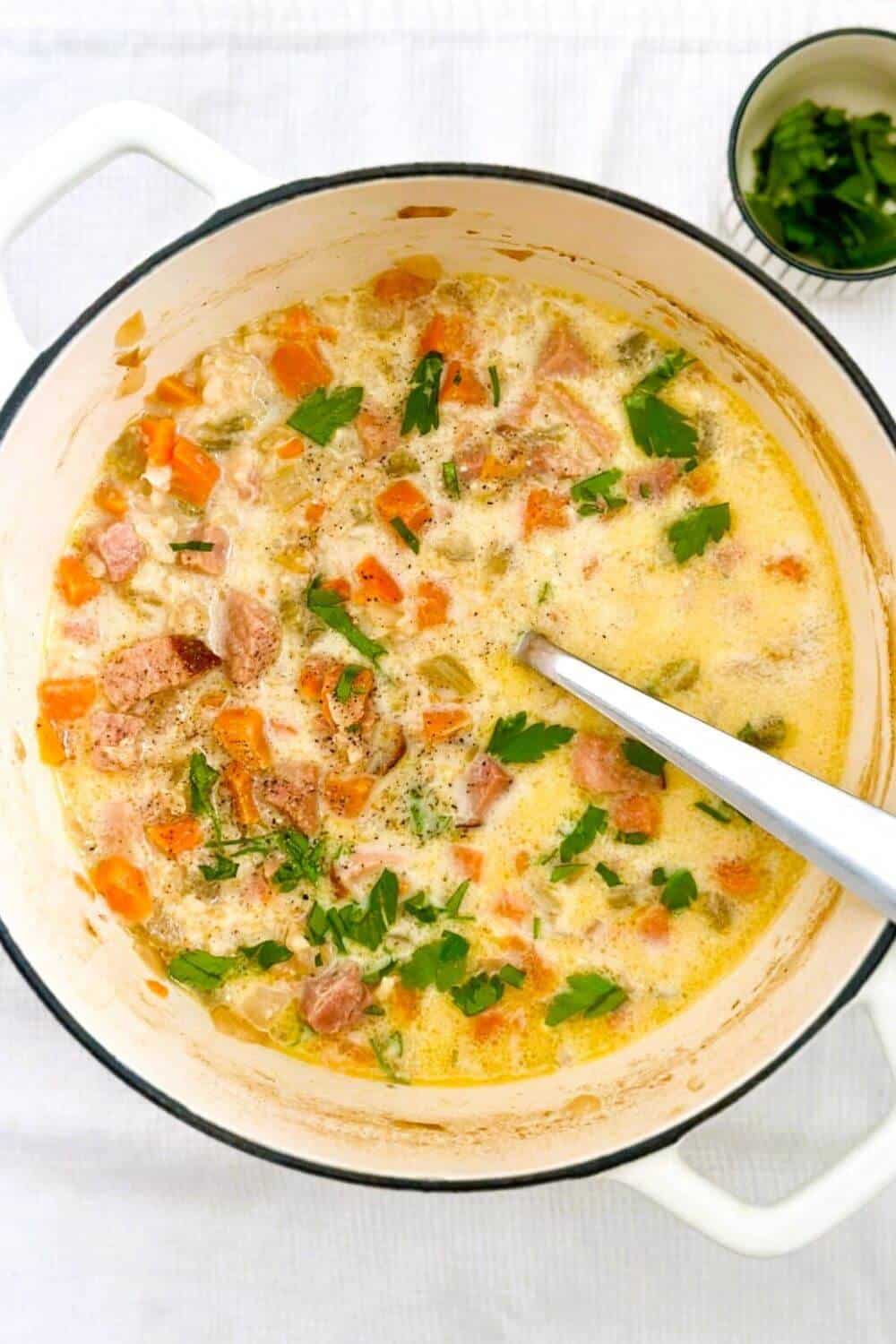 Rice and Ham Soup