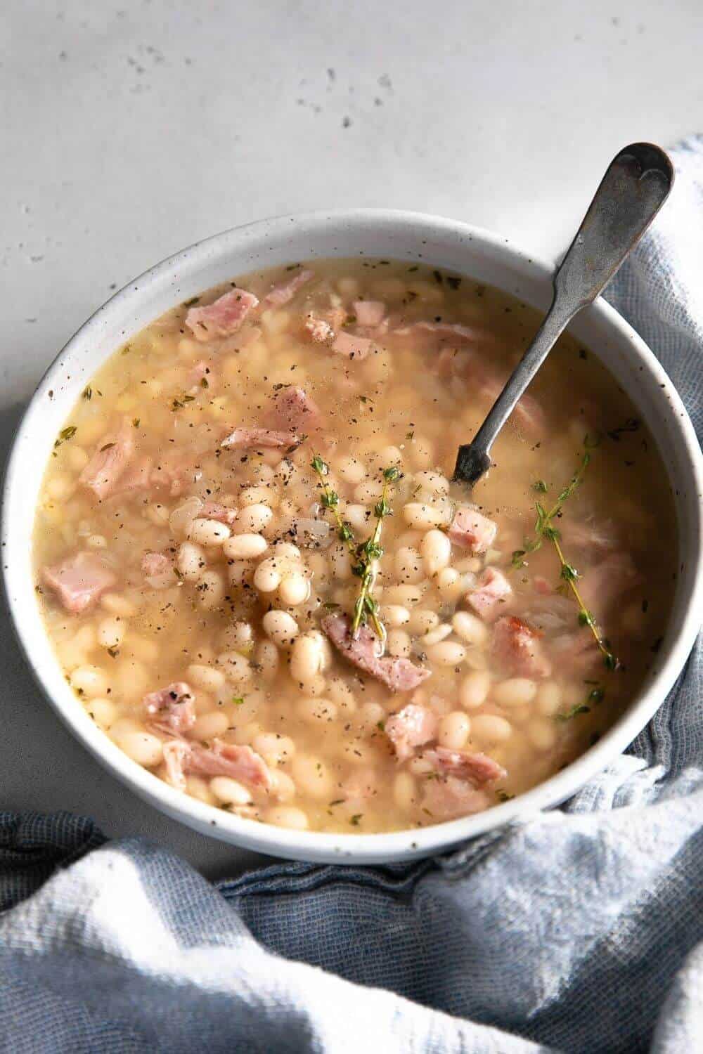 Navy Bean Soup with Ham