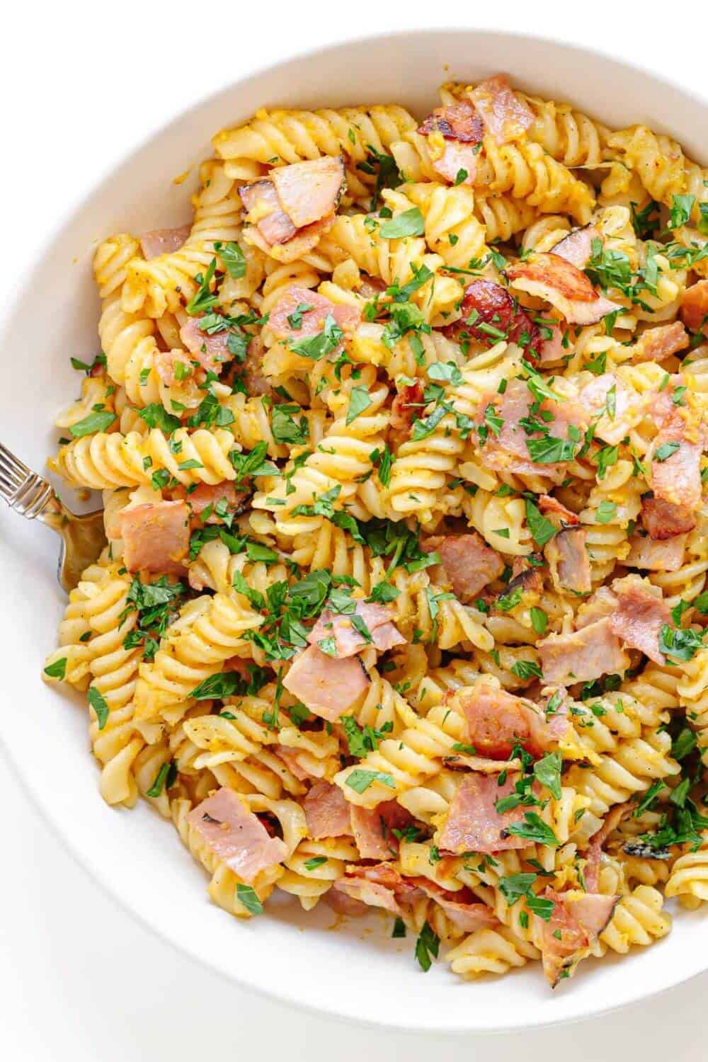 German Ham and Egg Pasta