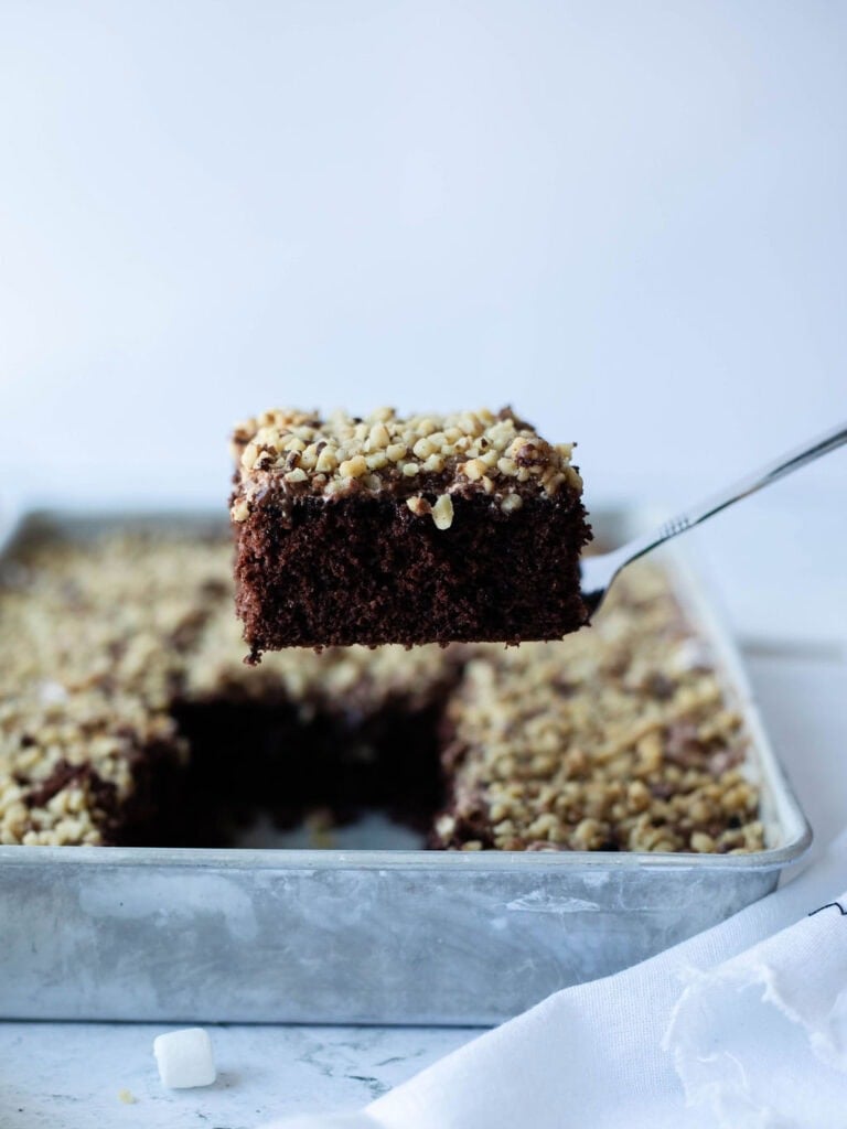 Mississippi mud cake.